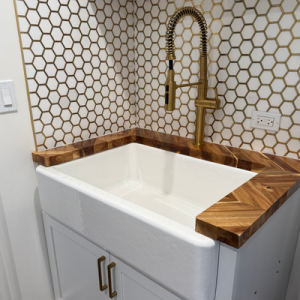 Newly remodeled sink