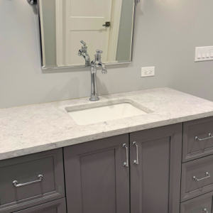 Newly remodeled bathroom